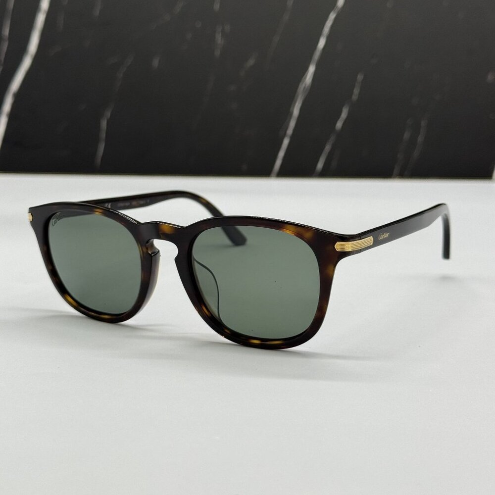 NEW CARTIER HAVANA UNISEX SUNGLASSES CARTIER CT0011SA 002